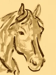 Expressive Horse Portrait