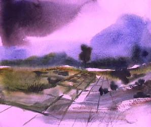 Stormy Mountain Path