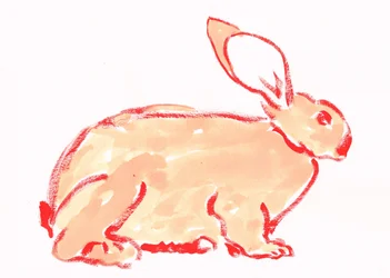 Warm Orange Rabbit
