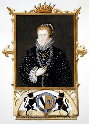 Portrait of Frances Sidney (d.c.1589) Countess of Sussex from 