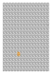 Grey Paper House Repeat Print, 2014