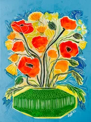 Vibrant Poppy Bouquet