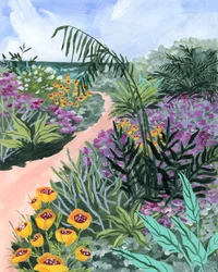 Seaside Garden Path
