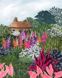 Vibrant Cottage Garden