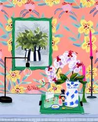 Vibrant Tropical Table