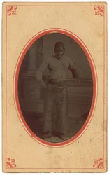 Portrait of a Man Holding Tools, c. 1875