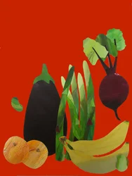 Fruit & Veggies Vegetables (Cutout)