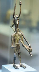 Bronze figurine of a warrior, c.1800-1200 BC