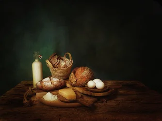Rustic Bakery Still Life