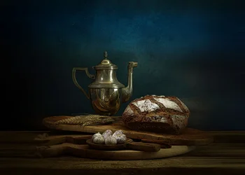 Rustic Loaf and Teapot