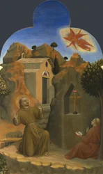 The Stigmatisation of Saint Francis (detail) From Borgo del Santo Sepolcro Altarpiece, 1437-1444