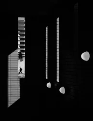 Man in Shadow and Light