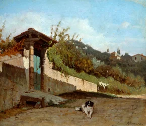 Portico of Tuscan villa