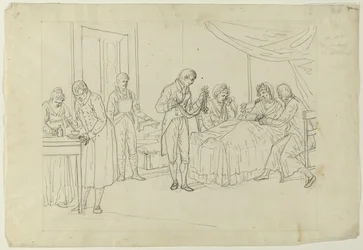 Sickbed Scene