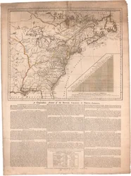 A Map of North America - Revolutionary War