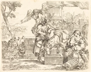Saint Joseph Listening to the Angel