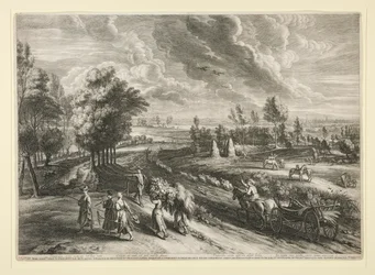 View of Malines, from the Set of the Large Landscapes