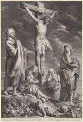 Christ on the Cross with Mary and John