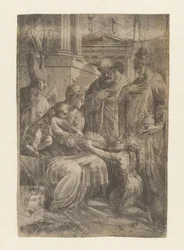 Mary with Child, Young John the Baptist, and Saints