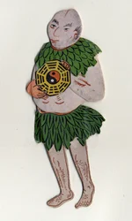Man symbolizing Yin and Yang. Chinese decorative object. 19th century