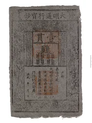 Replica Banknote of China, Ming Dynasty