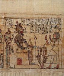 Ancient Egyptian Art: Mythological Papyrus of Serimen