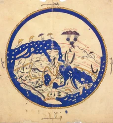 Copy of World Map by Muhammad al-Idrisi, c.1130