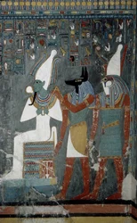 Luxor, Thebes: Valley of the Kings, Tomb of Horemheb (-1343 - -1314), Egyptian Pharaoh on which the Goddess Isis Appears