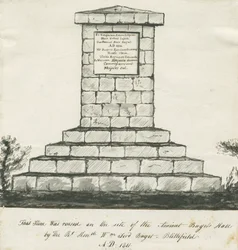 Blithfield - Memorial on site of Ancient Bagots Hall