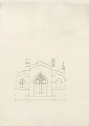 Burton-upon-Trent - Holy Trinity Church: Drawing