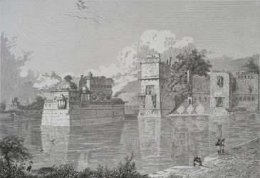 Palace of Ranee Bheem and Pudmundi in Cheetore (Chitor, Udaipur State)