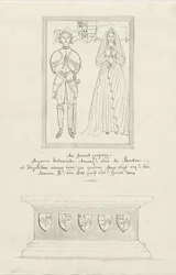 Tomb of Hugh Erdeswicke and Elizabeth Harcourt in Sandon Church