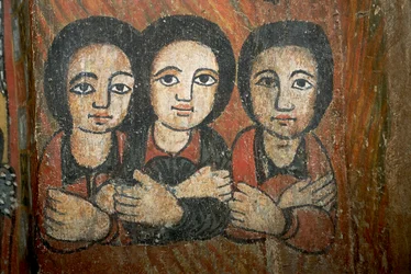 Detail of wall painting