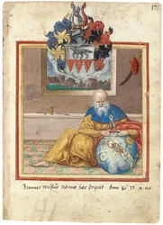 Page from the Album Amicorum of Salomon Schweigger von Sulz