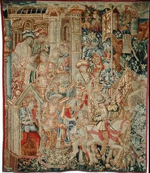 Emperor Titus Vespasian (AD 9-79) Ordering his Son, Titus (AD 38-91), to Return to Jerusalem