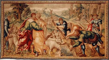 Shepherds Bringing their Flock to Water
