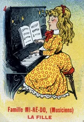 Game of the Seven Families: Map of the Daughter of the Mi-Ré-Do Family (Musicians)