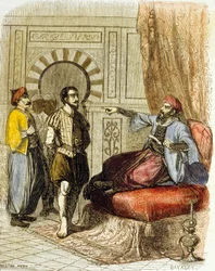 Miguel Cervantes in Front of Azan Baja
