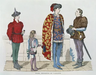 Page boy, lord and valet