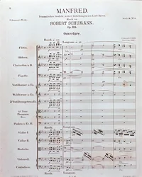 Sheet Music of the Opening of 