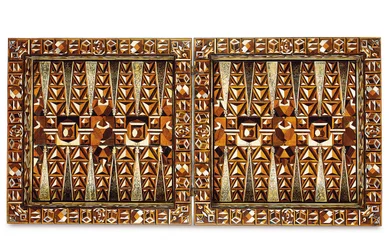 South German marquetry games box, from Augsburg or Nuremberg, late 16th-early 17th century