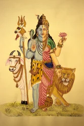 God Shiva in Ardnarees Wear Roop