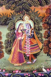 Miniature Painting of Radha Krishna