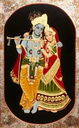 God Krishna & her Greatest Devotee Radha, India