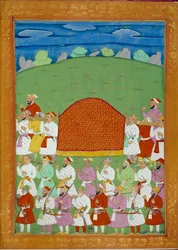 Palanquin of the Concubines of the Sultan, Court of the Shah Alem