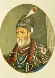 Portrait of Mughal Emperor Bahadur Shah II, India