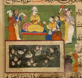 Preparation of Soft Food for the Sultan Ghiyath al-Din, from The Ni