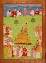 Woman of Radja Jasingle Sacrificing Herself
