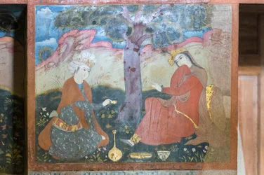 Fresco at Chehel Sotoun Palace, Esfahan, Iran