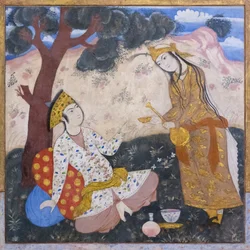 Fresco at Chehel Sotoun Palace, Esfahan, Iran